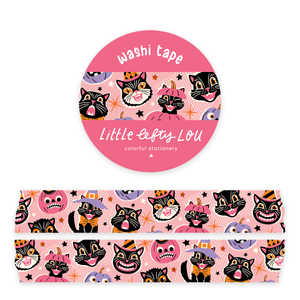 Vintage Halloween Washi Tape Pink