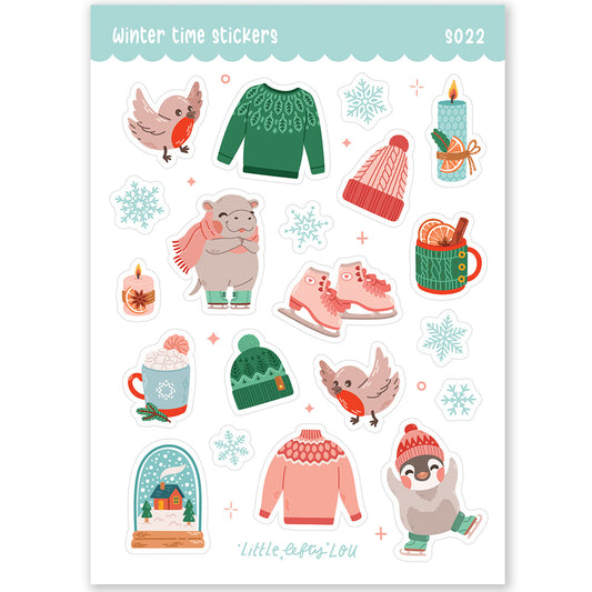 Winter Time Stickers (S022)