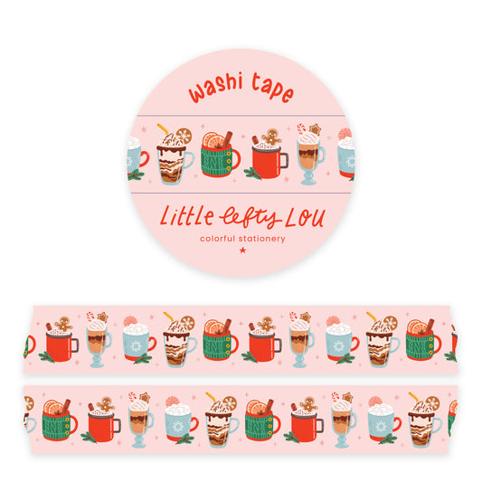 Winter Drinks Washi Tape