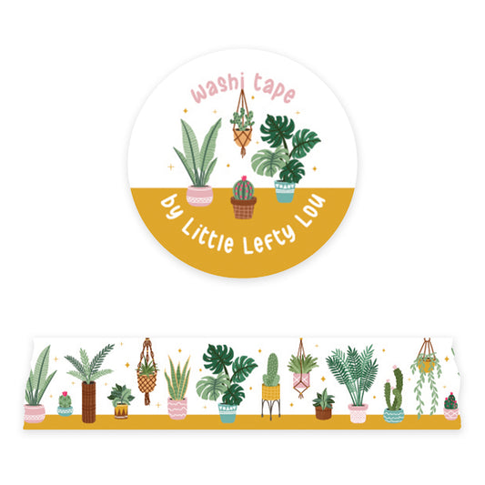 Brede Houseplants Washi Tape