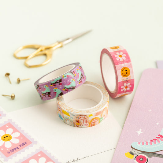 Smiley & Daisy Washi Tape