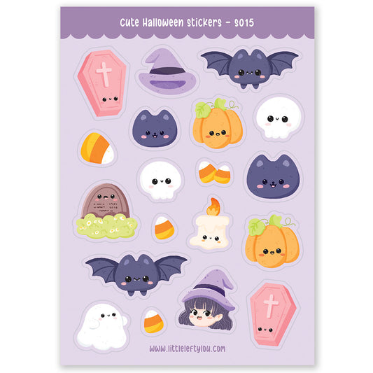 Cute Halloween Stickers (S015)