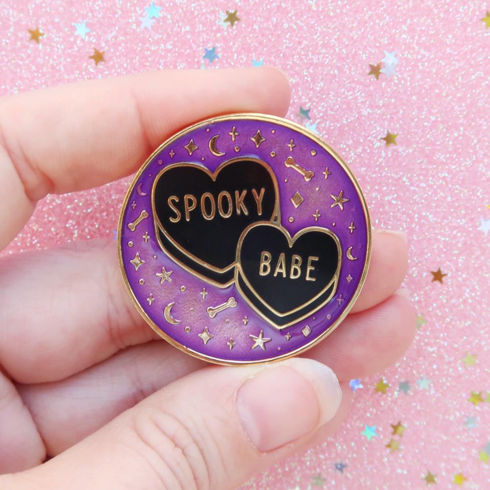 Spooky Babe Pin - Little Lefty Lou