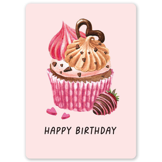 Birthday Cupcake Ansichtkaart